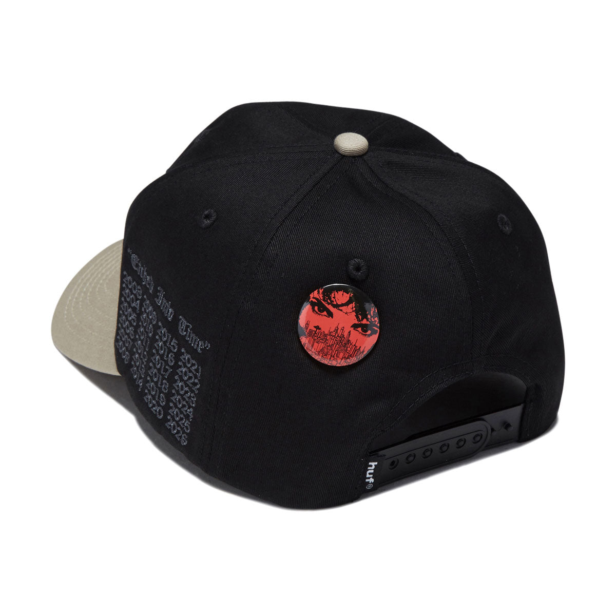 HUF Olympia 6 Panel Hat - Black image 2