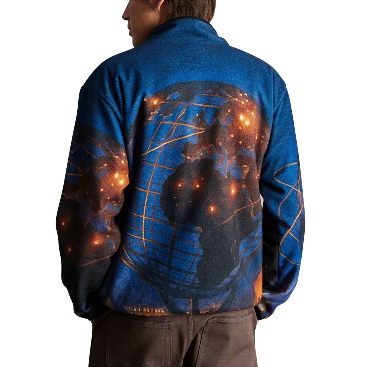 HUF Flushing Polar Fleece Jacket - Multi image 3