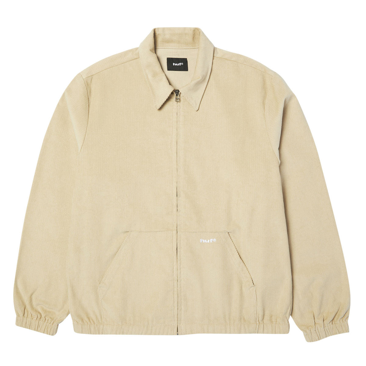 HUF 89 Corduroy Jacket - Tan/White image 1