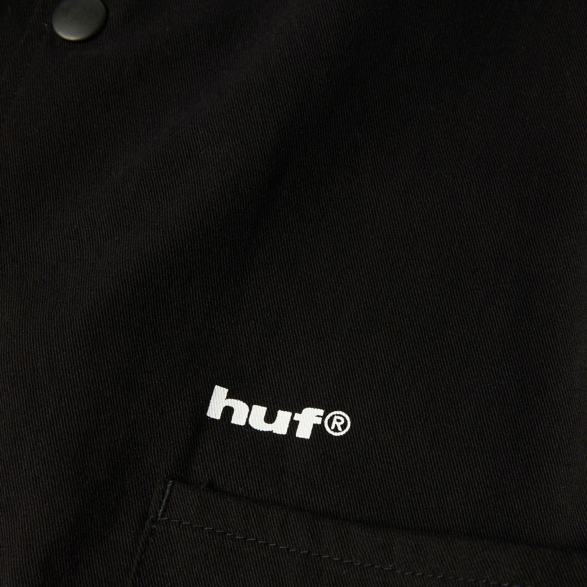 HUF 89 Twill Coaches Jacket - Black/White image 5