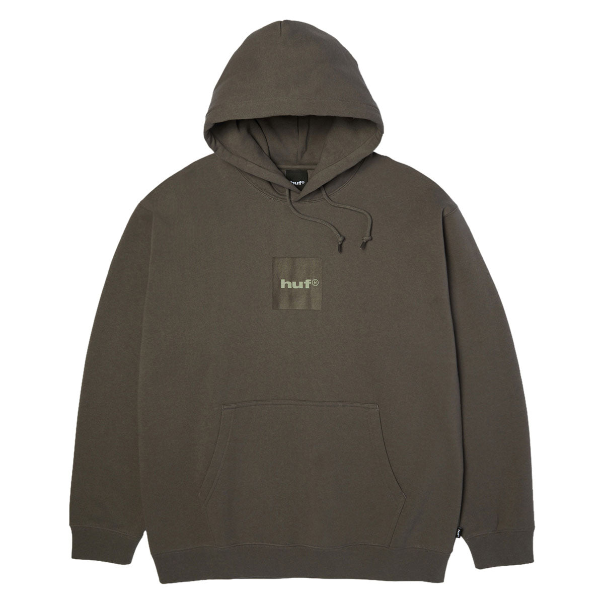 HUF Box Logo Hoodie - Dark Earth/Brown image 1