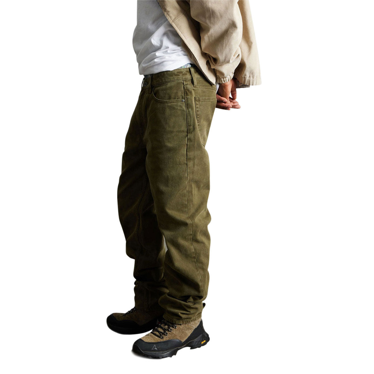 HUF Basic Ass Jeans - Dried Herb image 3