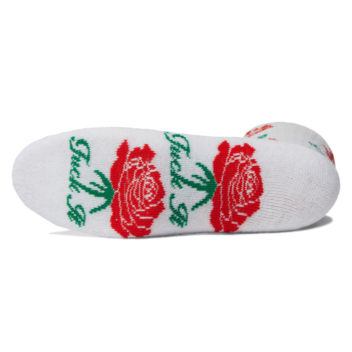 HUF Fuck It Rose Crew Socks - White image 2