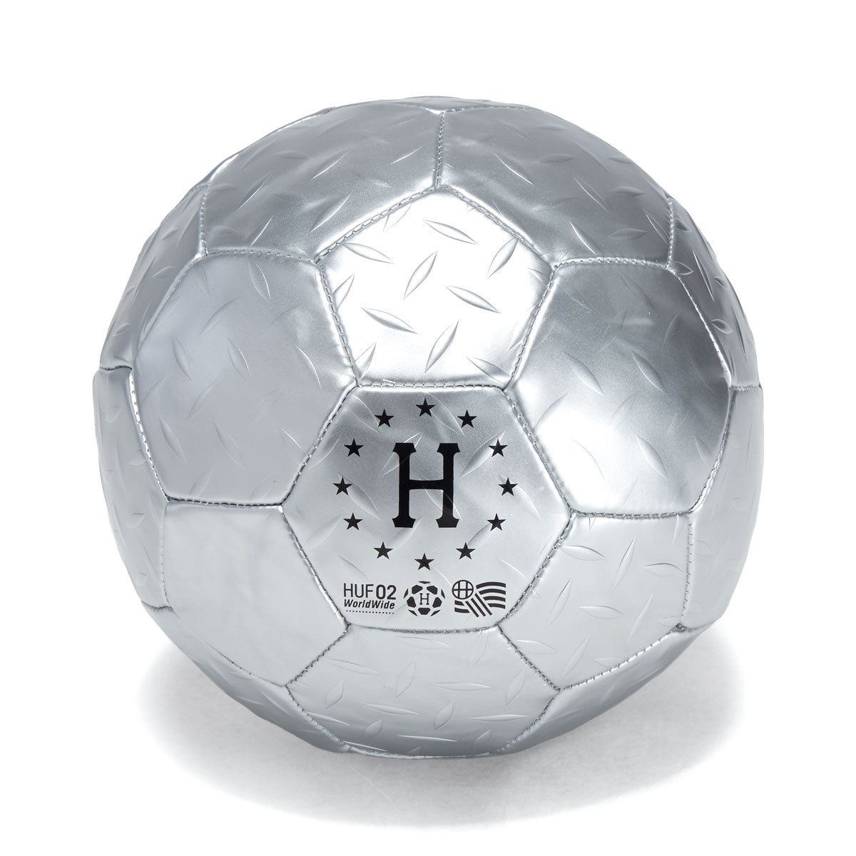 HUF Diamond Plate Soccer Ball - Silver image 1