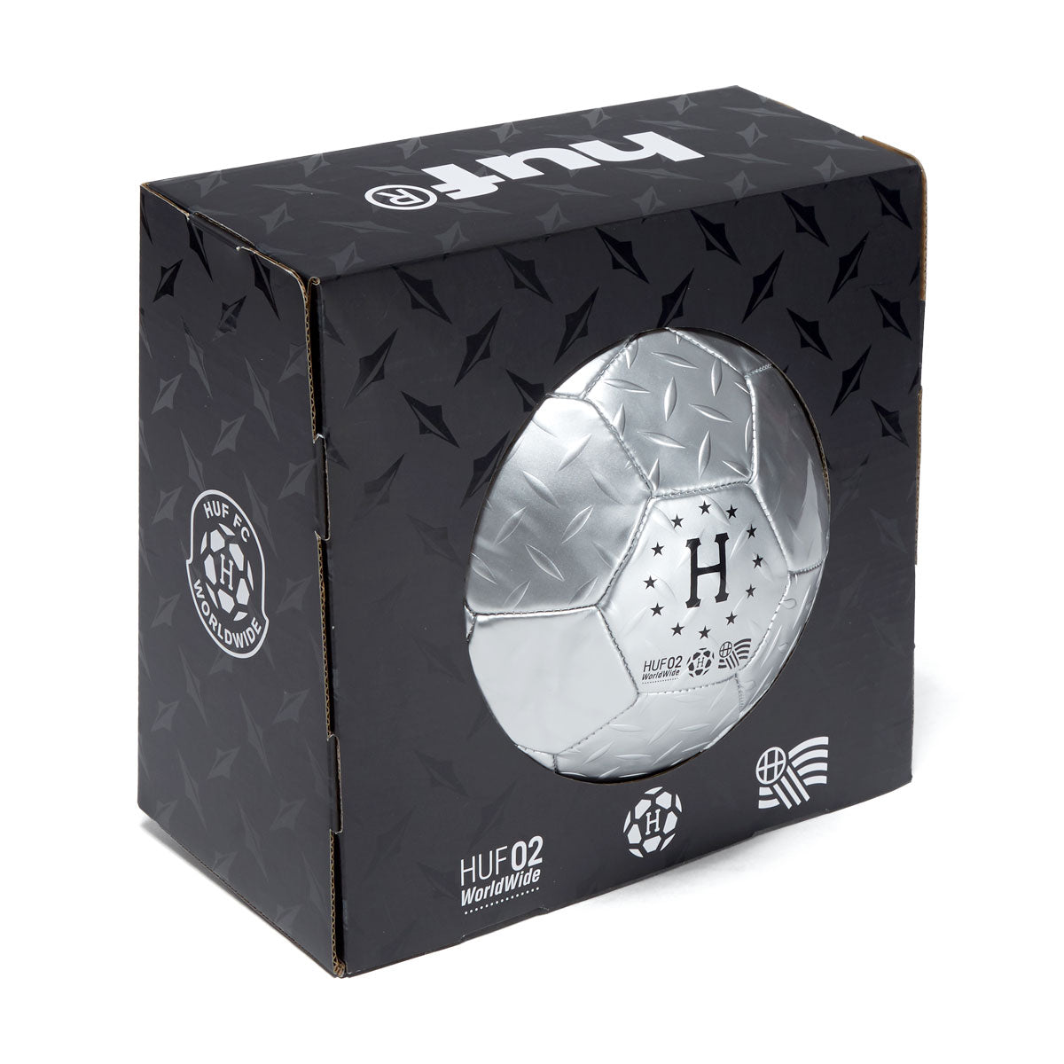 HUF Diamond Plate Soccer Ball - Silver image 4