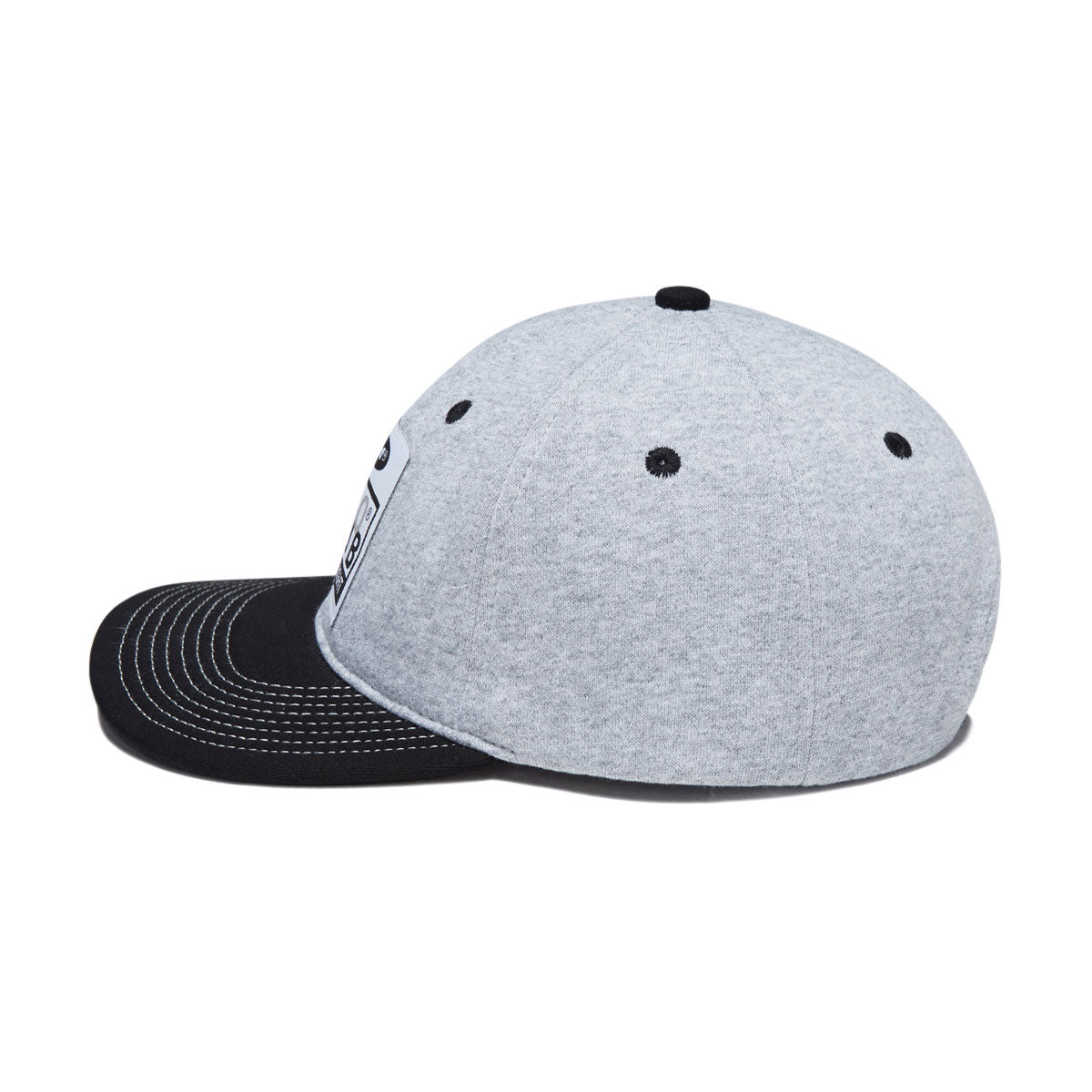 HUF x Pro Club Fleece Snapback Hat - Heather Grey image 3