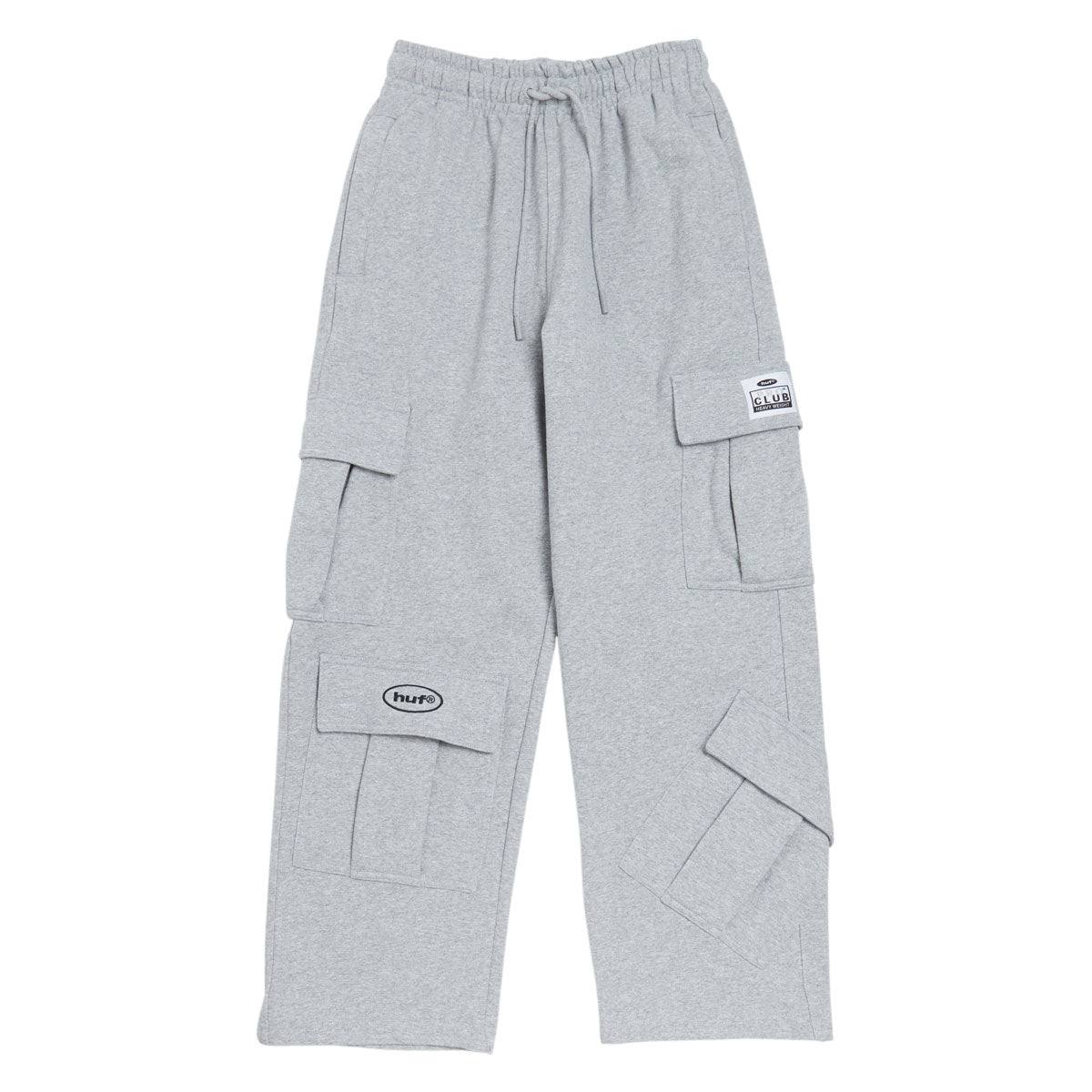 HUF x Pro Club Multi Pocket Sweatpants - Heather Grey image 1