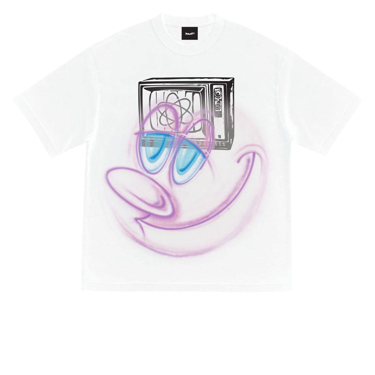 HUF x Kenny Scharf Television Childhood T-Shirt - White image 1