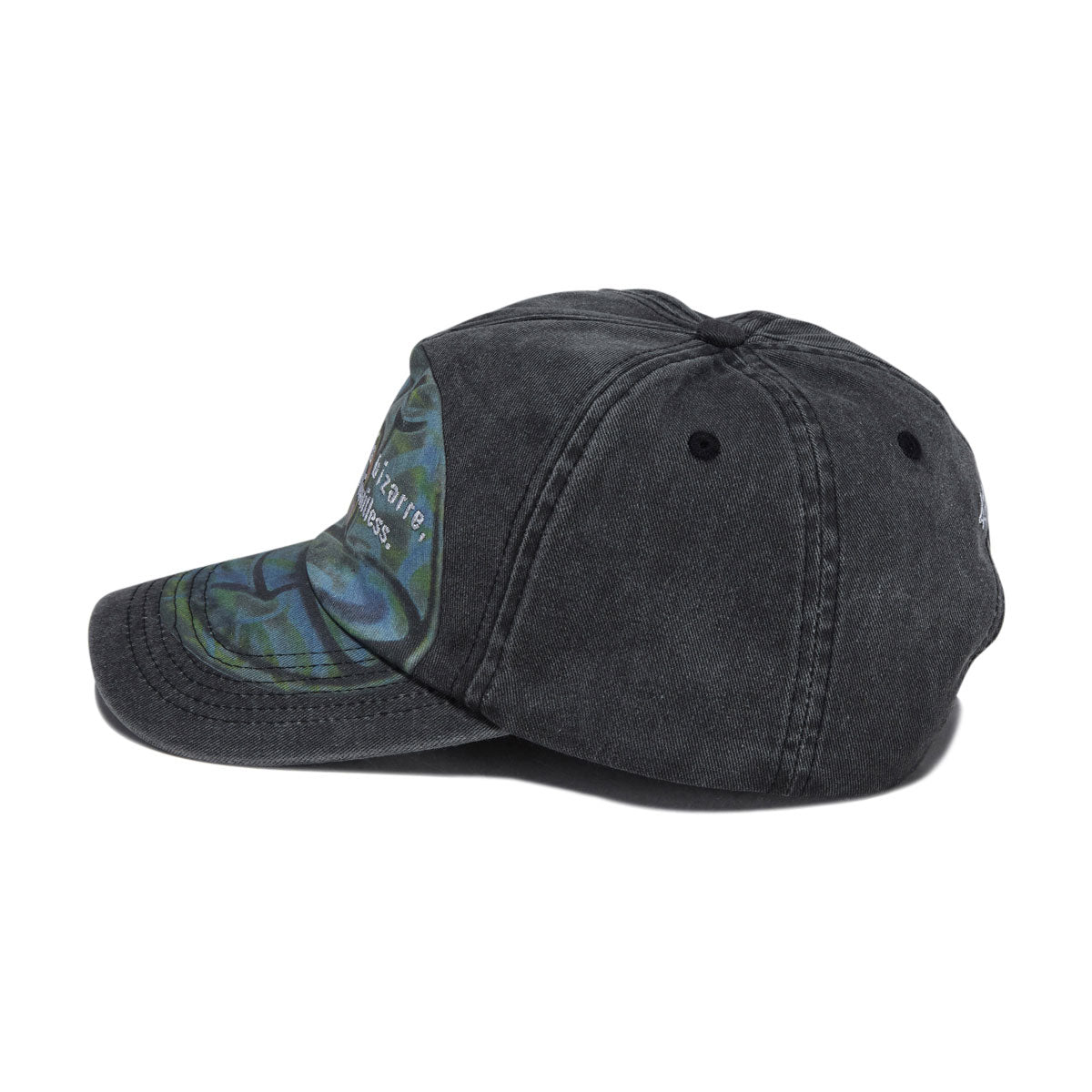 HUF x Kenny Scharf Television Snapback Hat - Washed Black image 3