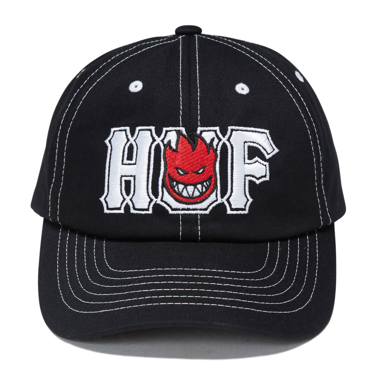 HUF x Spitfire Union Snapback Hat - Black image 5