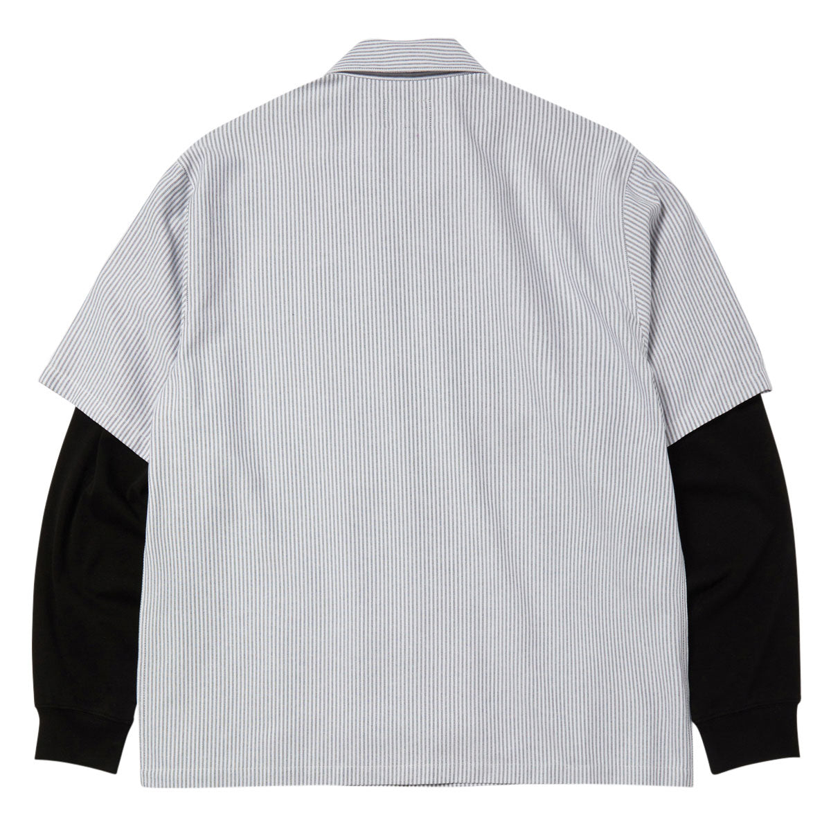 HUF x Spitfire Union Layered Work Shirt - Black/White image 5