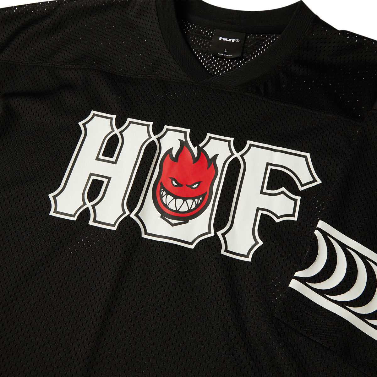 HUF x Spitfire End Zone Jersey - Black image 3