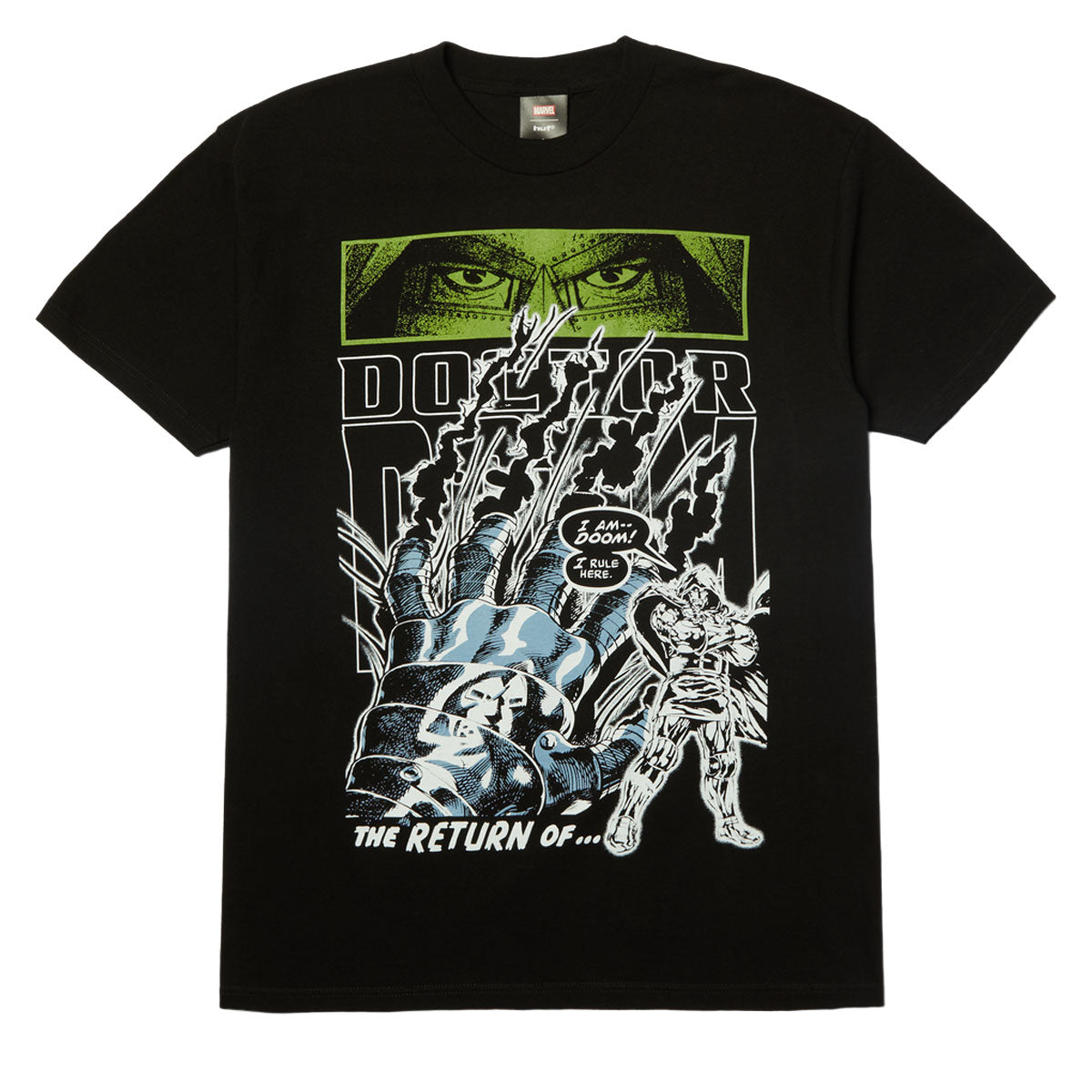 HUF x Marvel Doom Lives T-Shirt - Black image 1