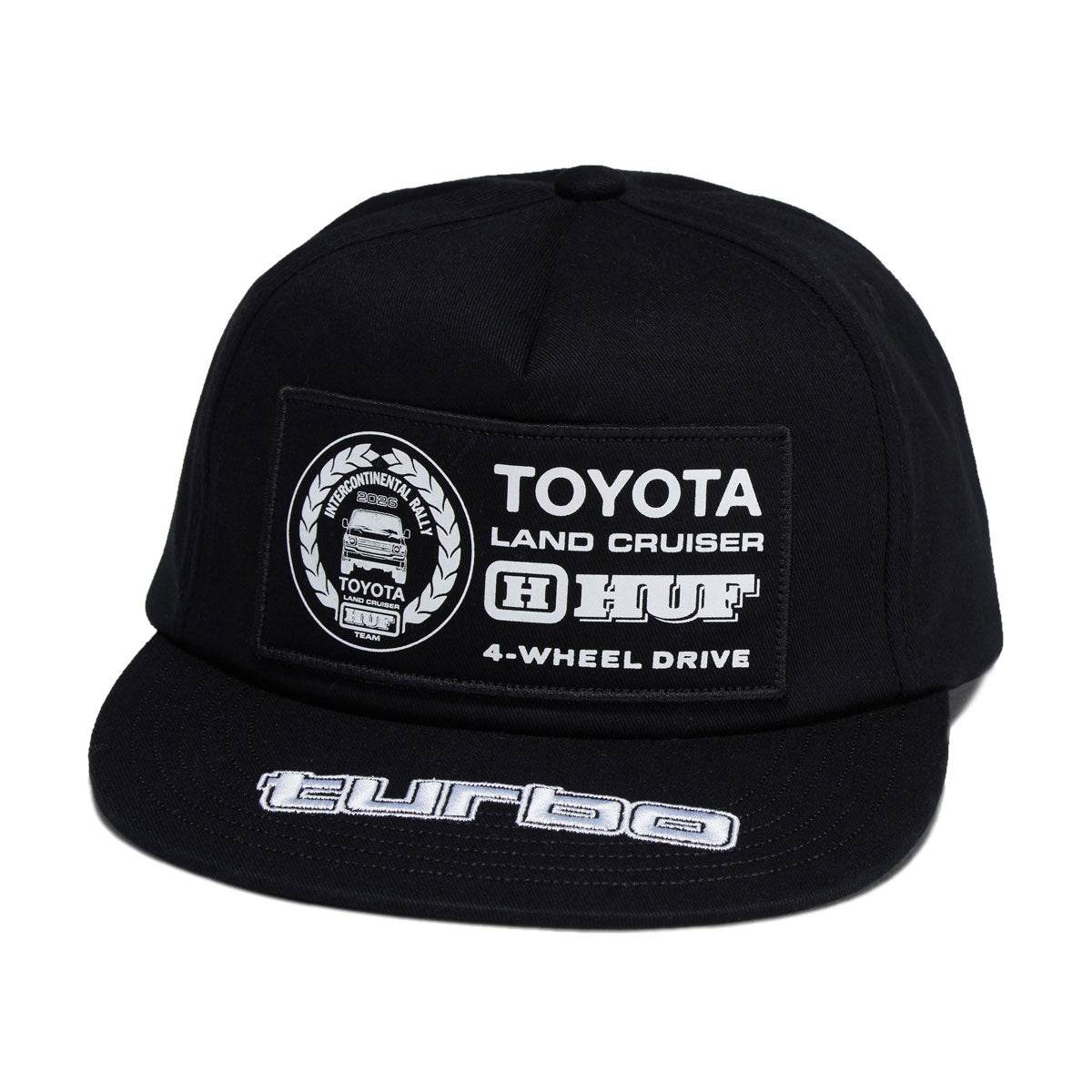 HUF x Toyota Land Cruiser Rally Snapback Hat - Black image 1