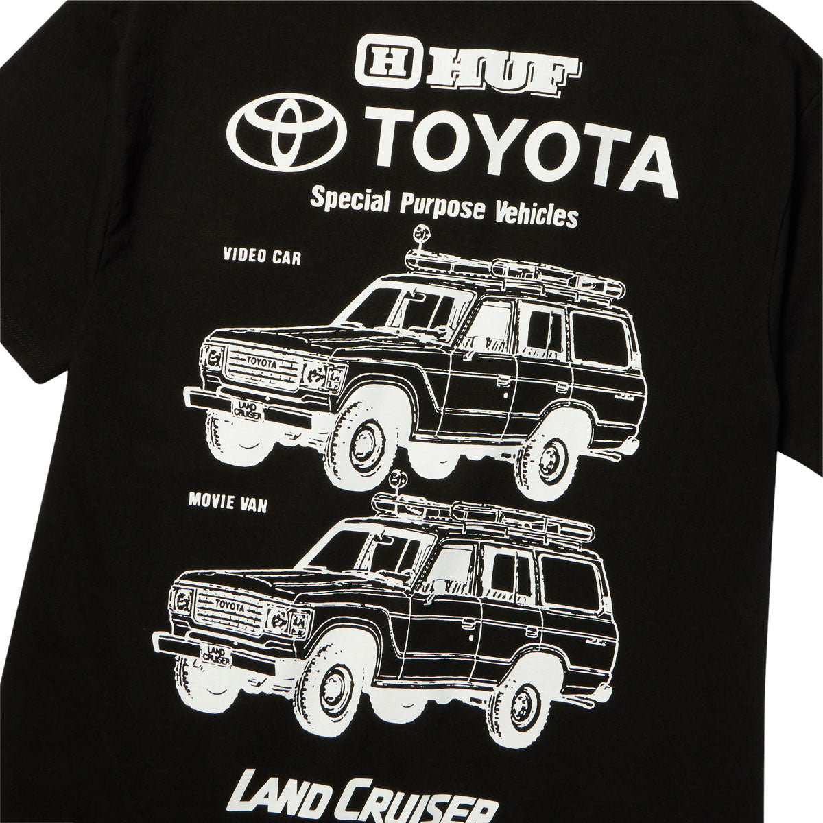 HUF x Toyota Land Cruiser Special T-Shirt - Black image 3
