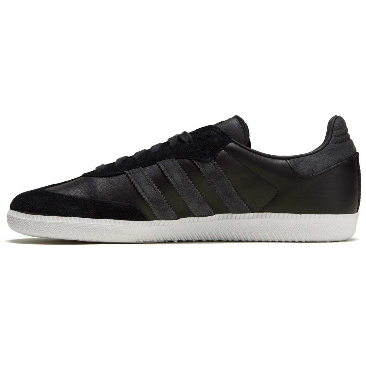 Adidas Samba ADV Shoes - Core Black/Carbon/Silver Metallic image 2