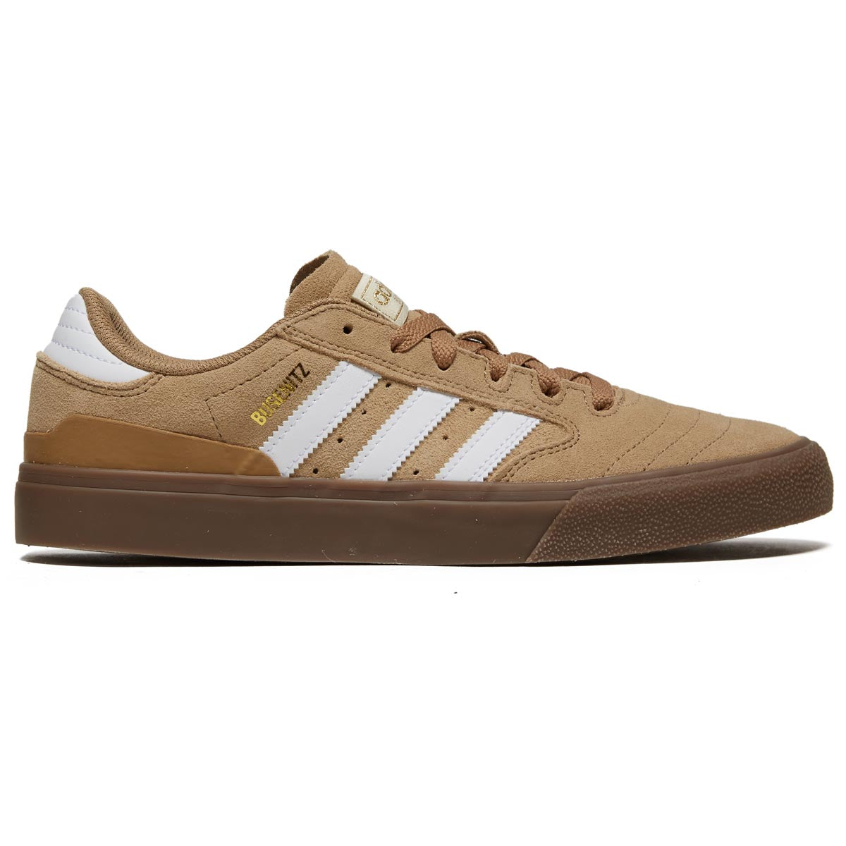 Adidas Busenitz Vulc II Shoes - Cardboard/Chalk White/Gold Metallic image 1