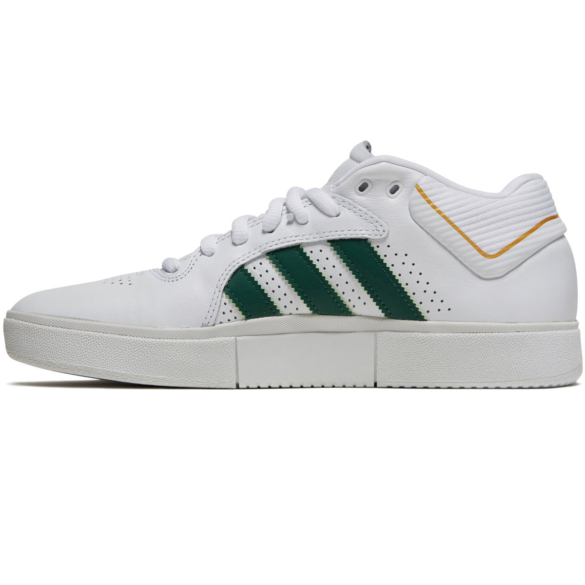 Adidas Tyshawn Shoes - White/Dark Green/Bluebird image 2