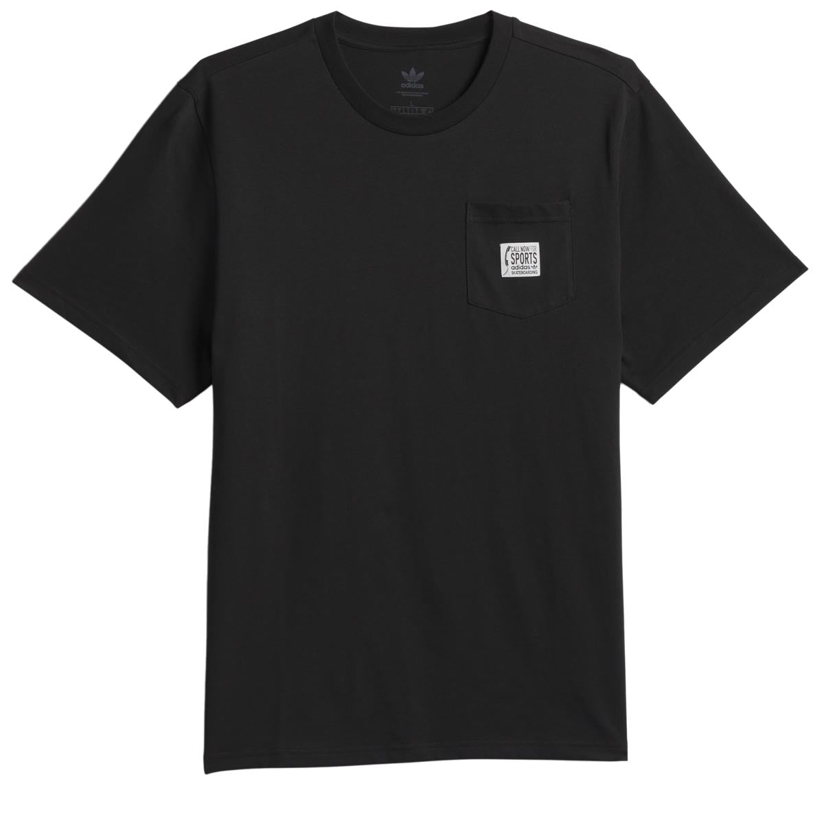 Adidas Call Sports Pocket T-Shirt - Black image 1