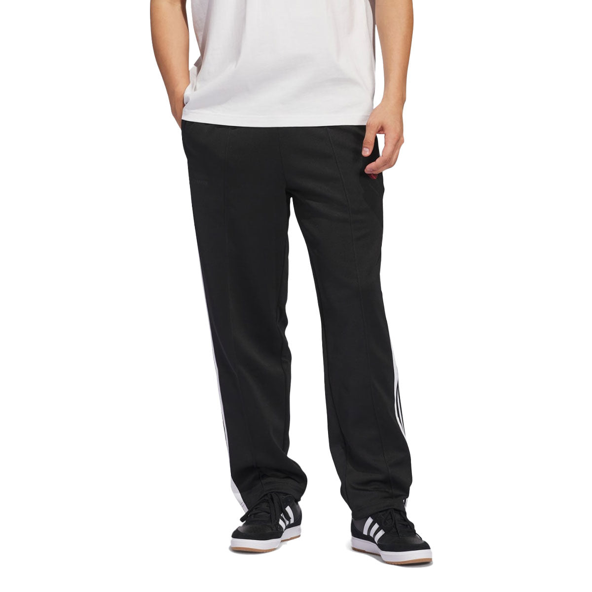 Adidas Tyshawn Track Pants - Black/Crystal White image 3