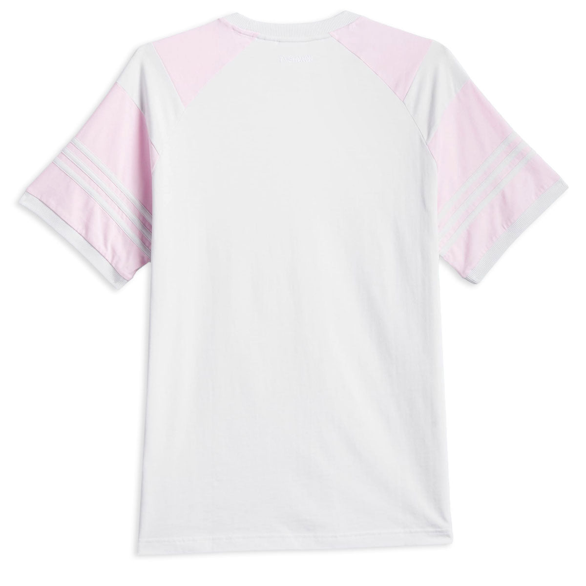 Adidas Tyshawn T-Shirt - Crystal White/Pink image 2