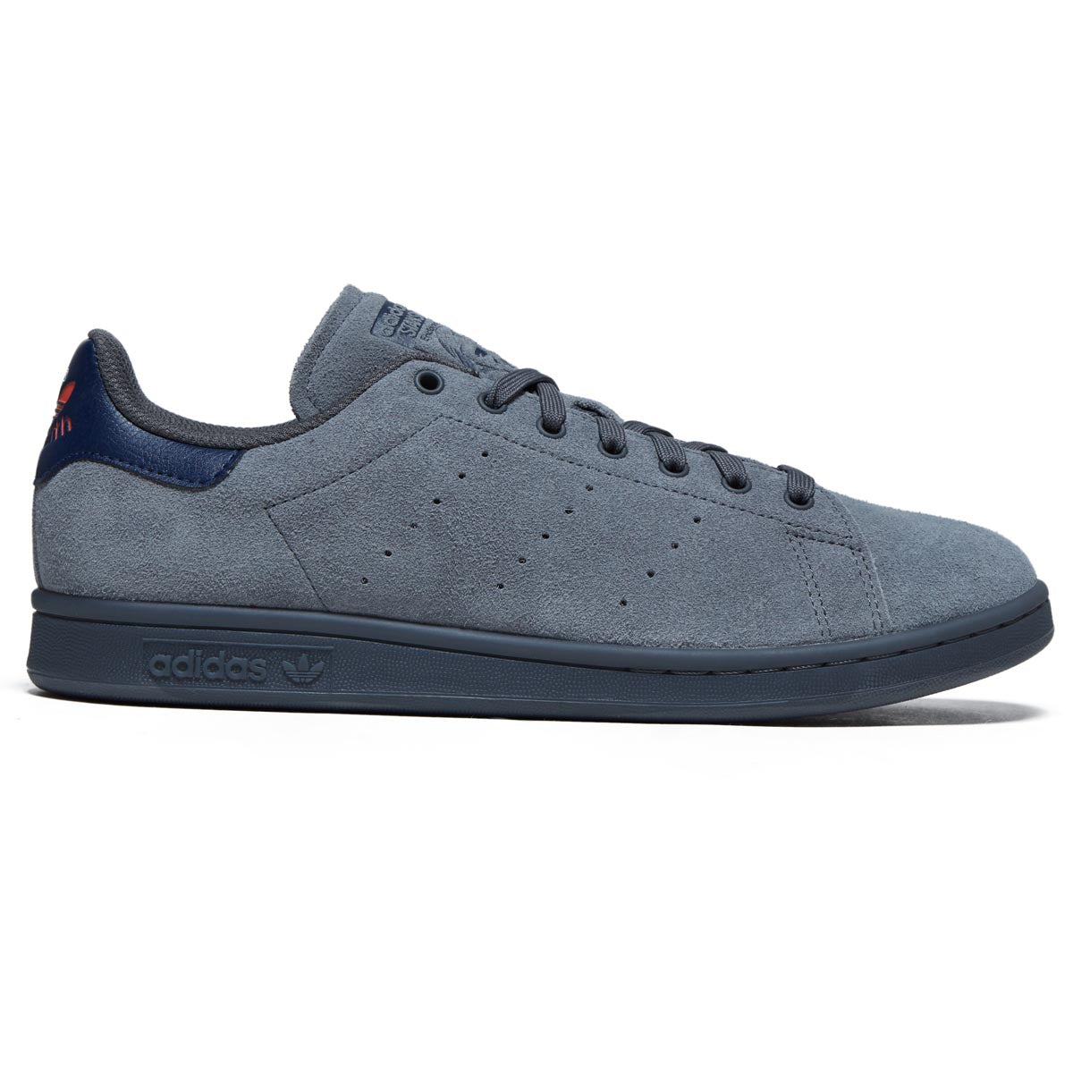 Adidas Stan Smith Adv Shoes - Grey Five/Night Indigo/Core Orange image 1