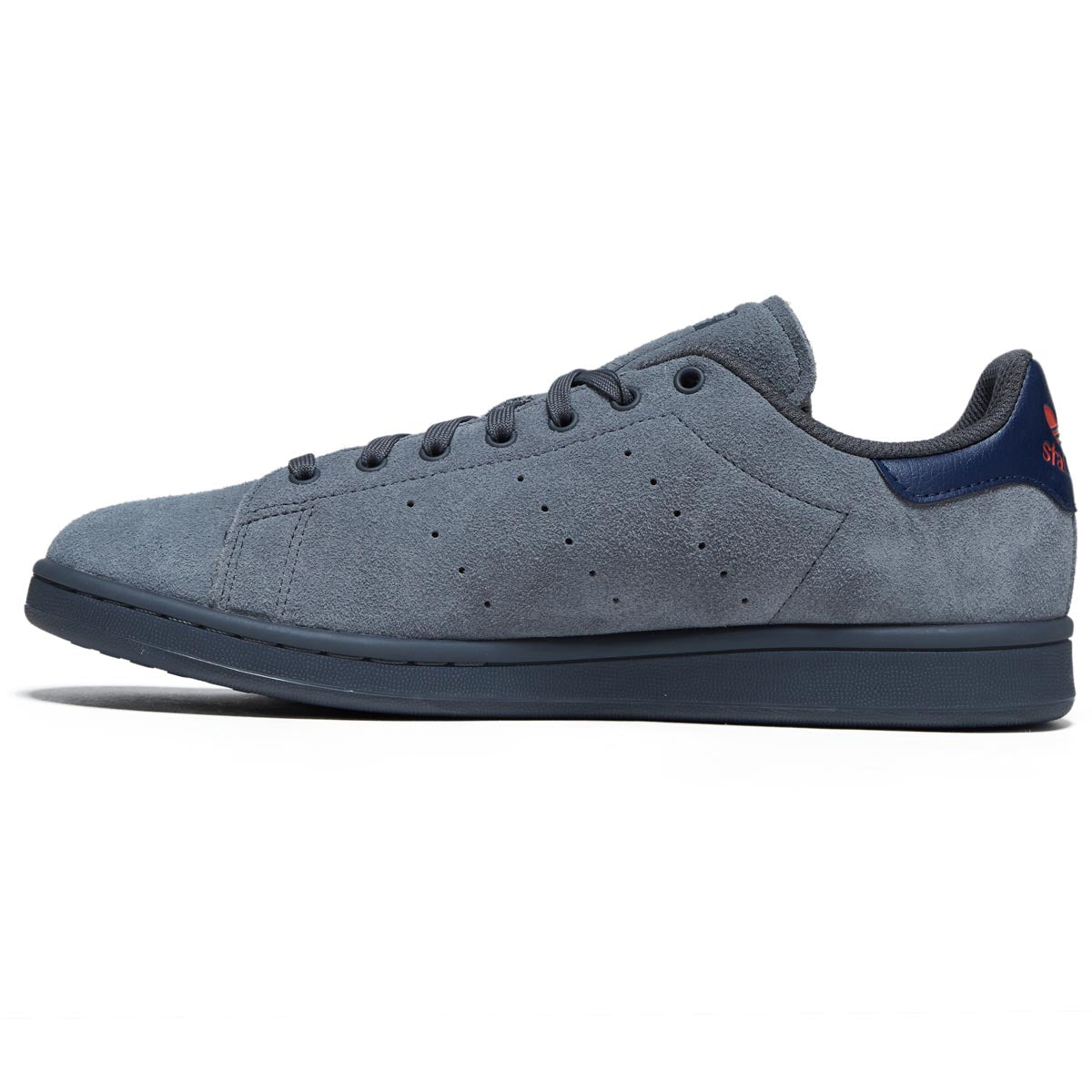 Adidas Stan Smith Adv Shoes - Grey Five/Night Indigo/Core Orange image 2