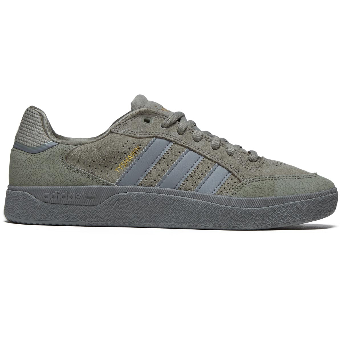 Adidas Tyshawn Low Shoes - Silt Pebble/Grey Three/Gold Metallic image 1