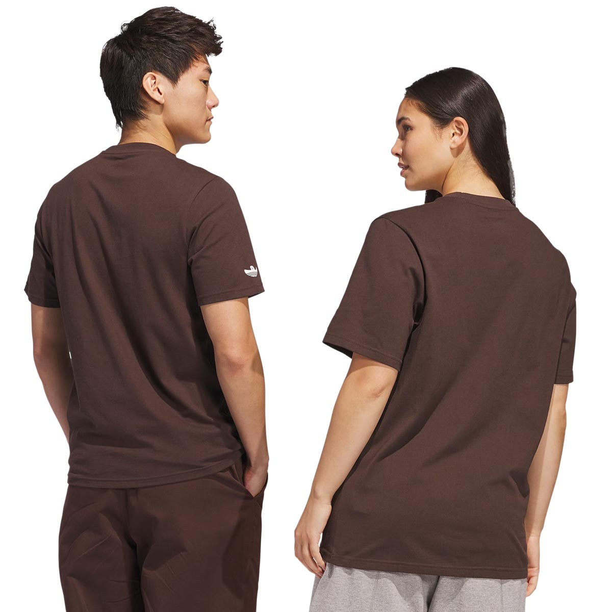 Adidas Shmoo G 3 T-Shirt - Dark Brown/Core White image 3