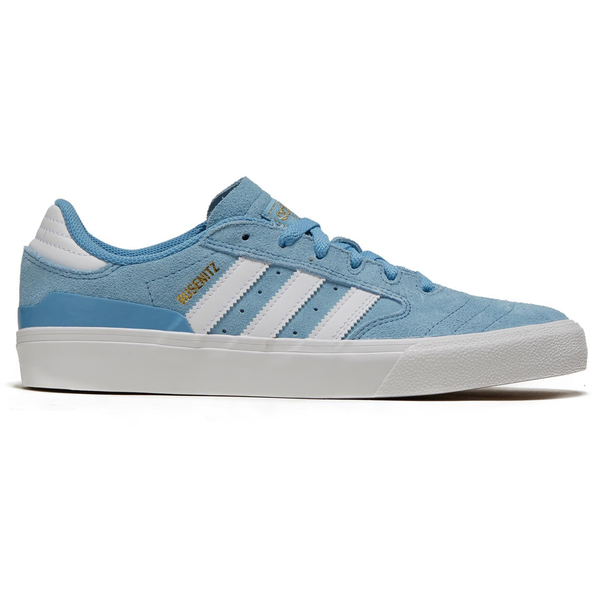 Adidas Busenitz Vulc II Shoes - Sky Blue/Cloud White/Gold Metallic image 1