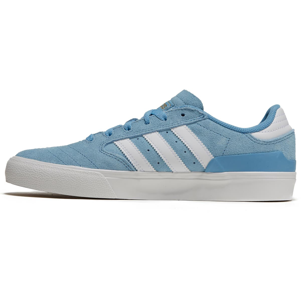 Adidas Busenitz Vulc II Shoes - Sky Blue/Cloud White/Gold Metallic image 2