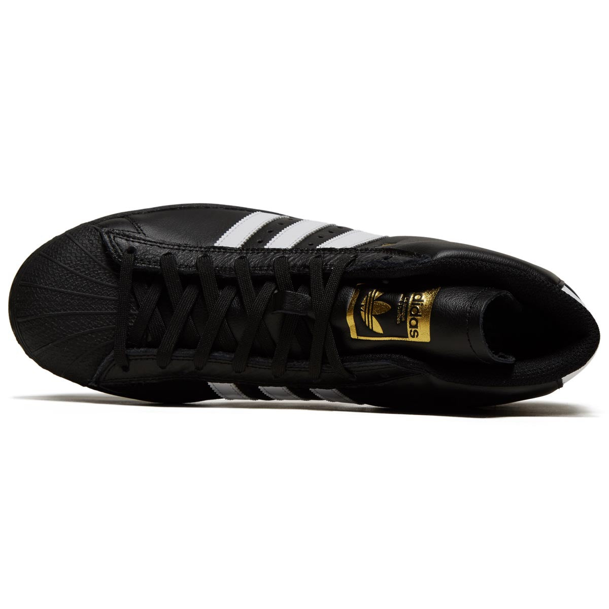 Adidas Pro Model ADV Shoes - Black/White/Gold Metallic image 3