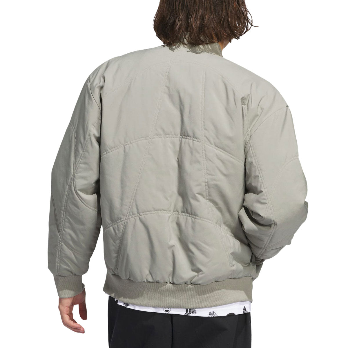 Adidas Dill Copa Quilt Jacket - Silt Pebble/Royal Blue image 2