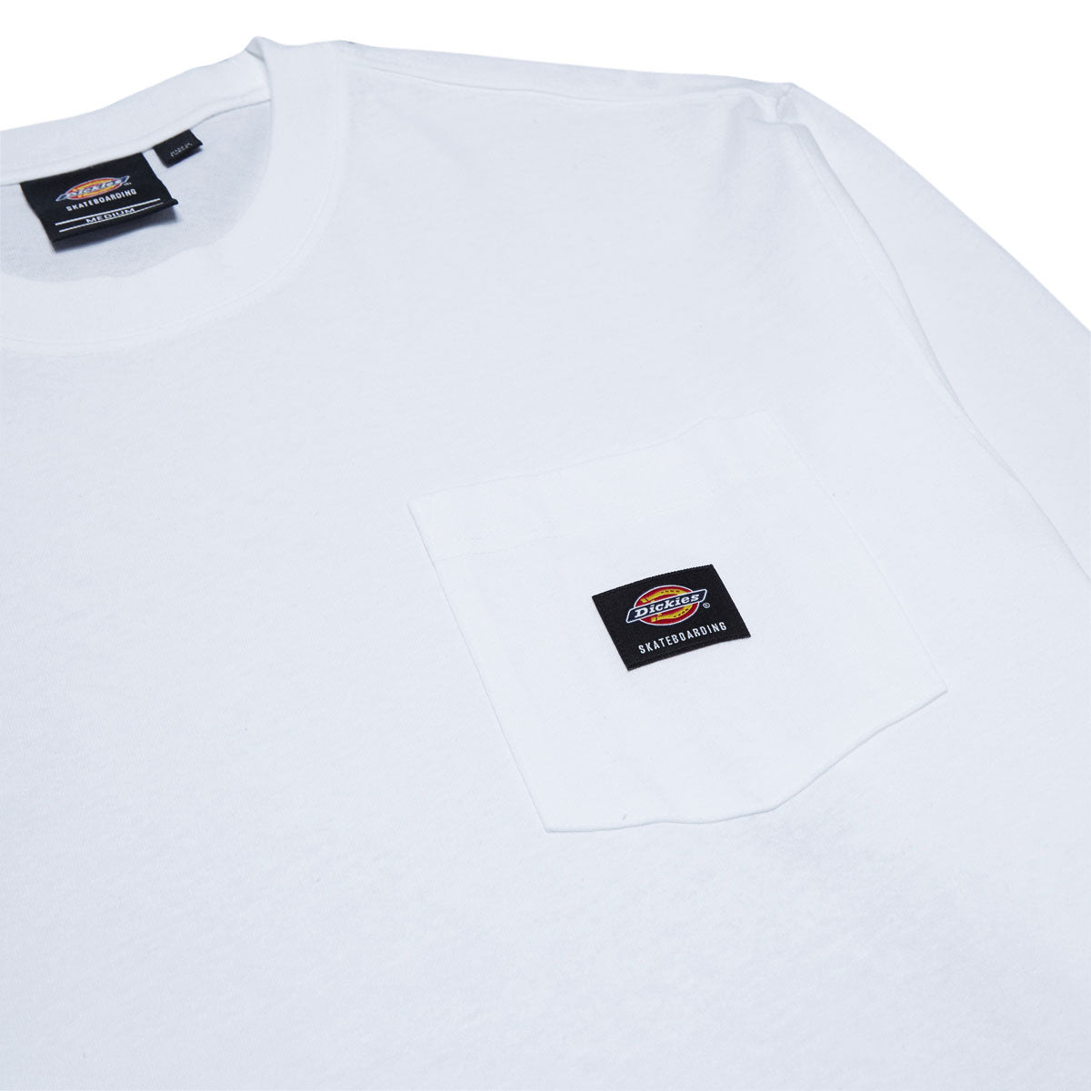 Dickies Heavyweight Long Sleeve Pocket T-Shirt - White image 2