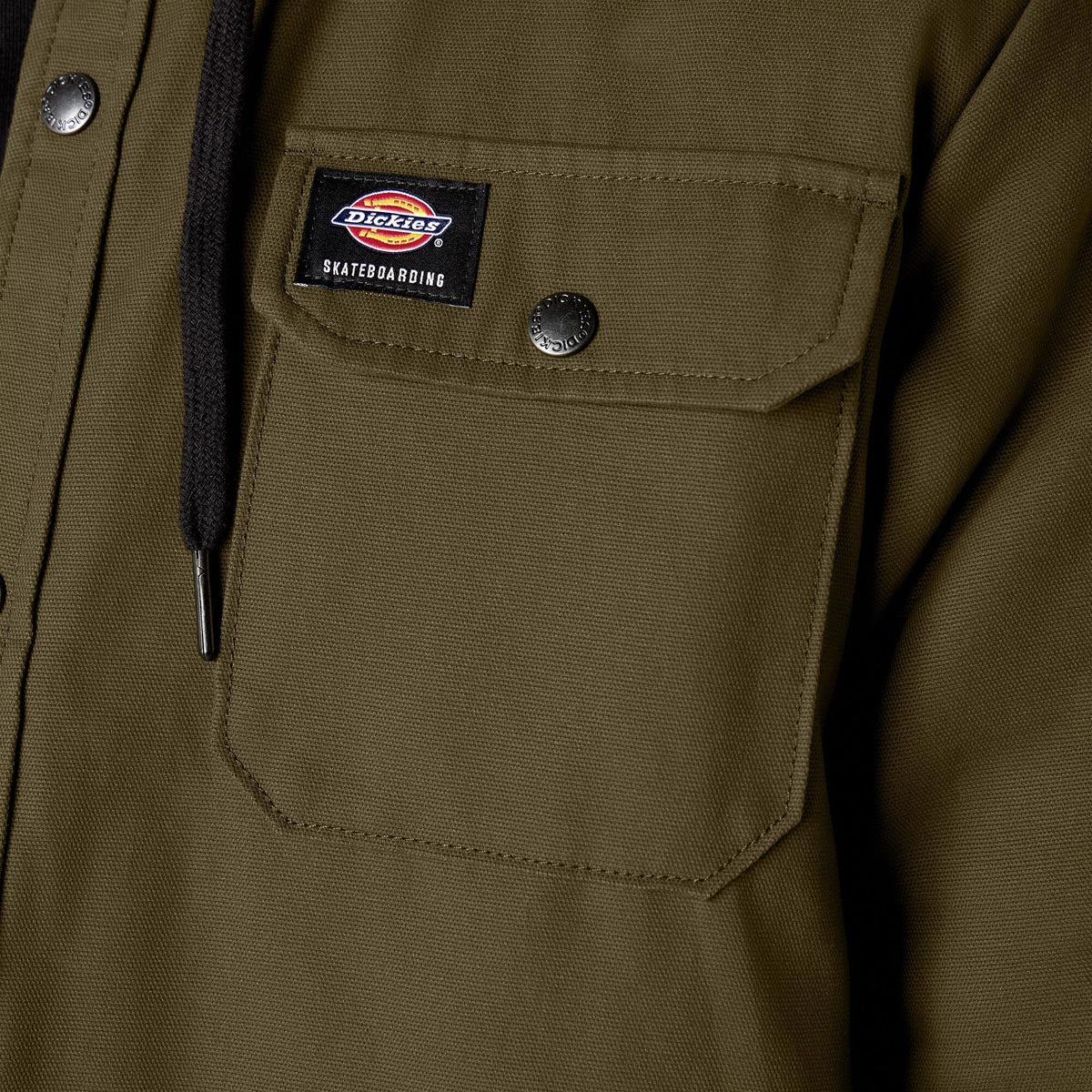 Dickies Duck Shacket Jacket - Dark Olive image 4