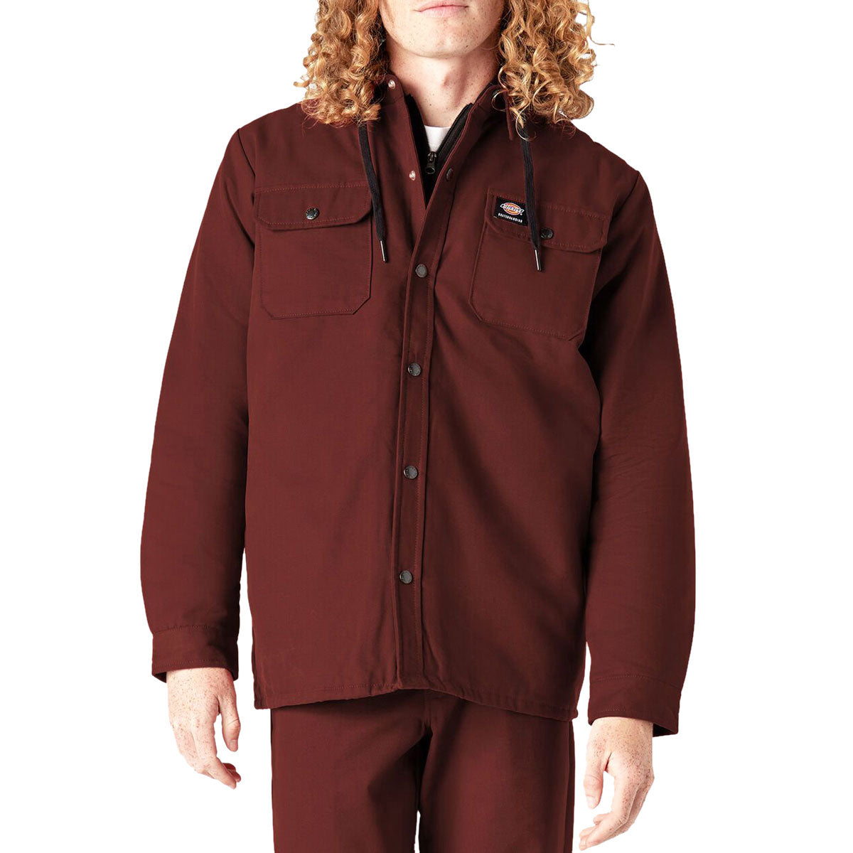 Dickies Duck Shacket Jacket - Fired Brick image 1