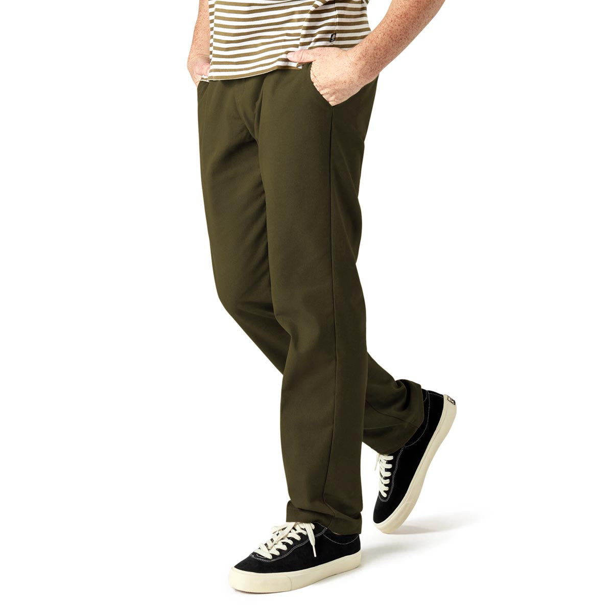 Dickies Slim Straight Twill Skate Pants - Dark Olive image 3