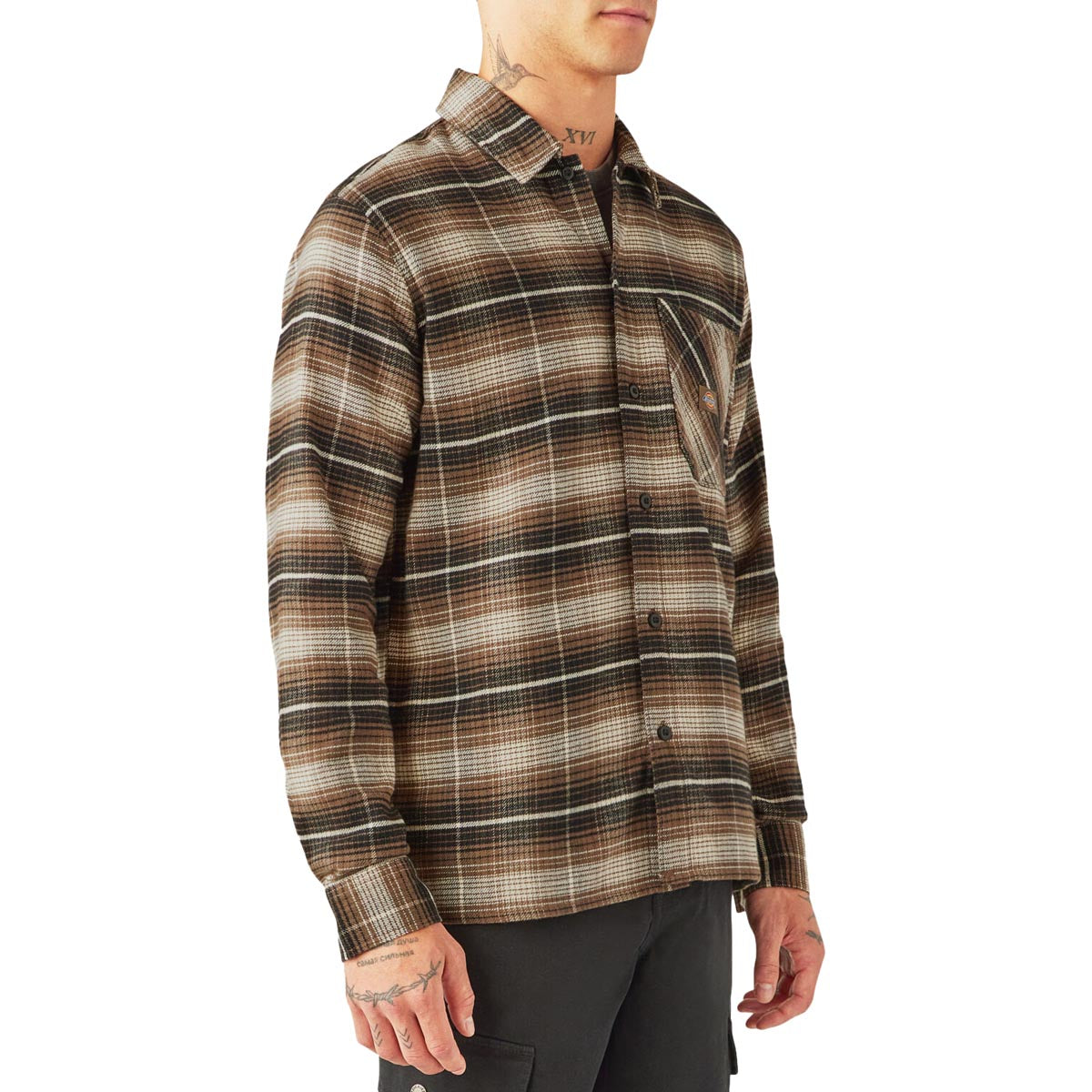 Dickies Forest Check Shirt - Mushroom image 3