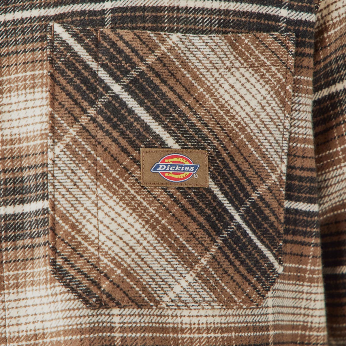 Dickies Forest Check Shirt - Mushroom image 4