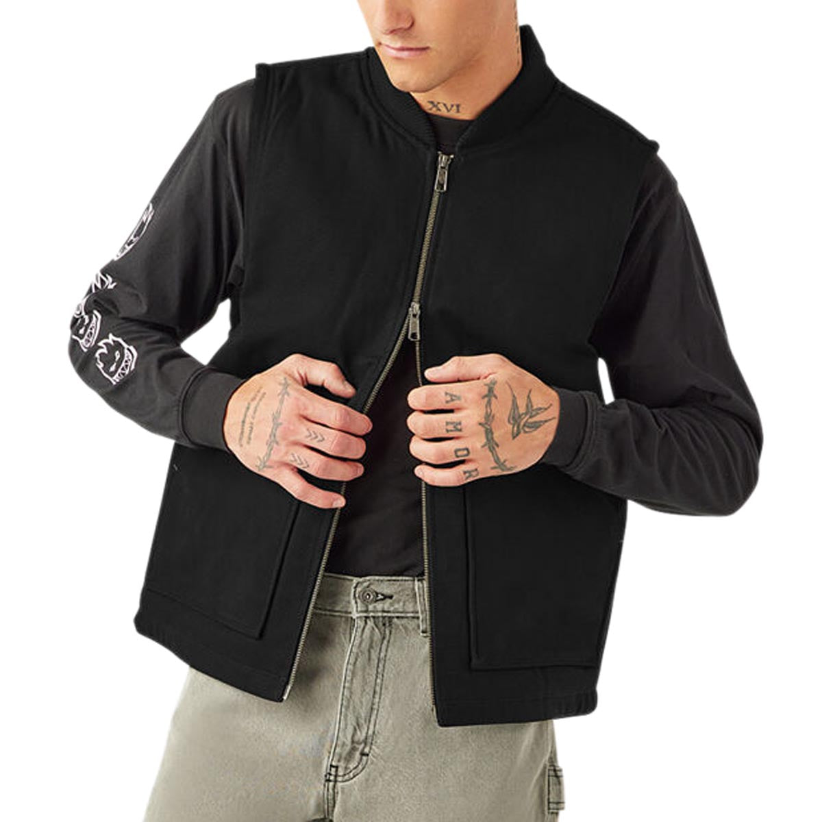 Dickies x Spitfire Vest Jacket - Black image 4