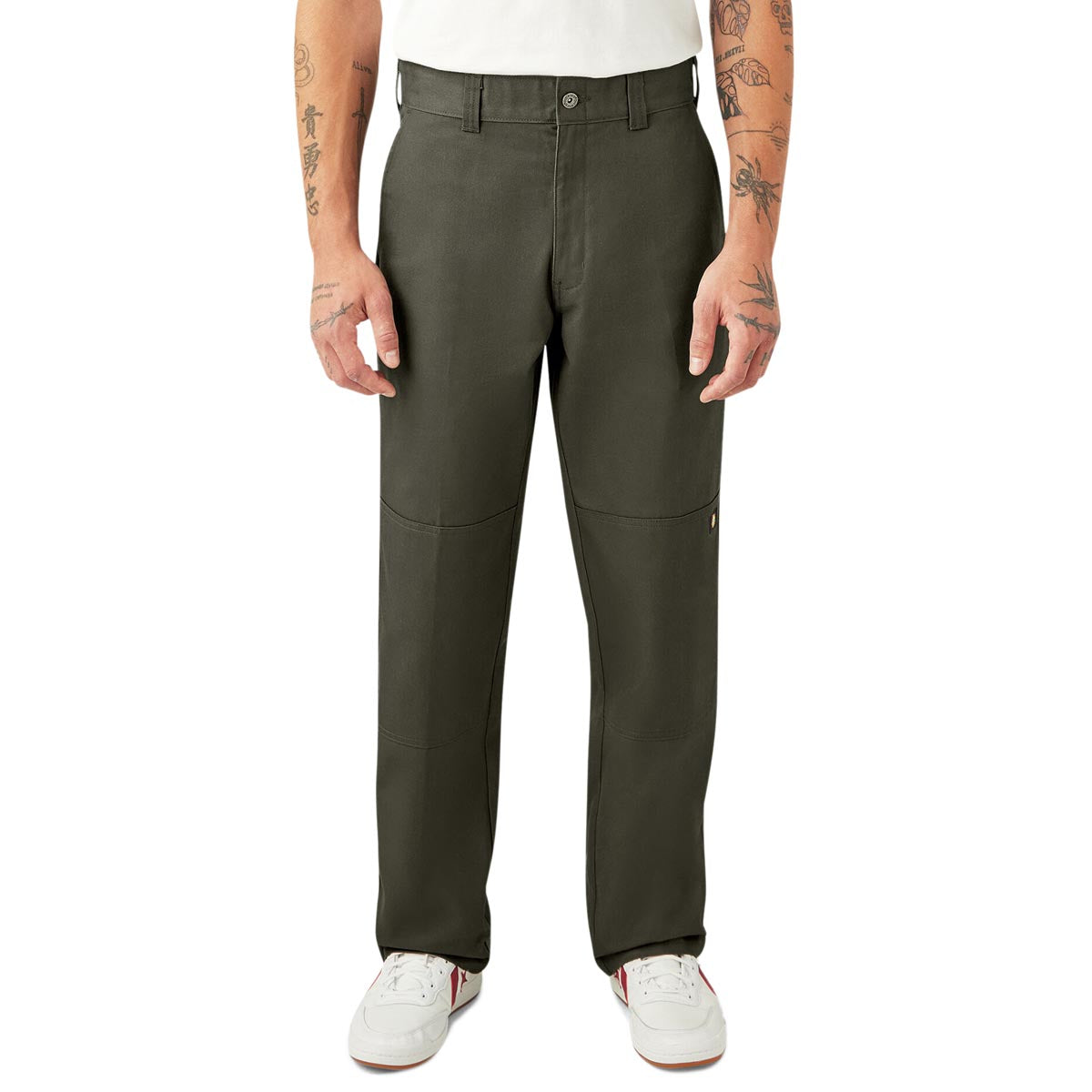 Dickies x Spitfire Double Knee Pants - Olive Green image 1