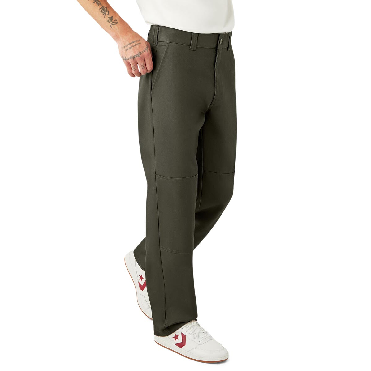 Dickies x Spitfire Double Knee Pants - Olive Green image 4