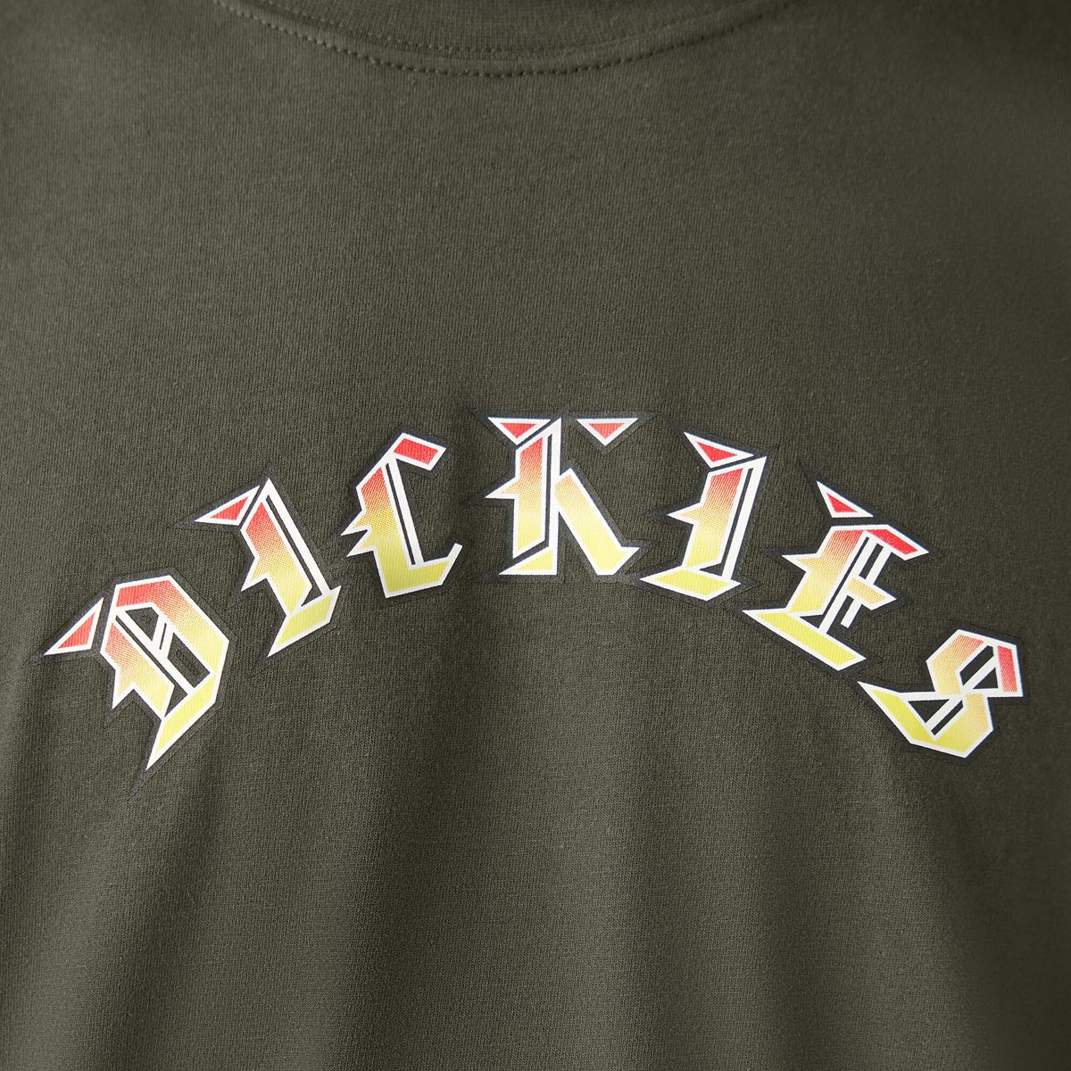 Dickies x Spitfire Long Sleeve T-Shirt - Olive Green image 5