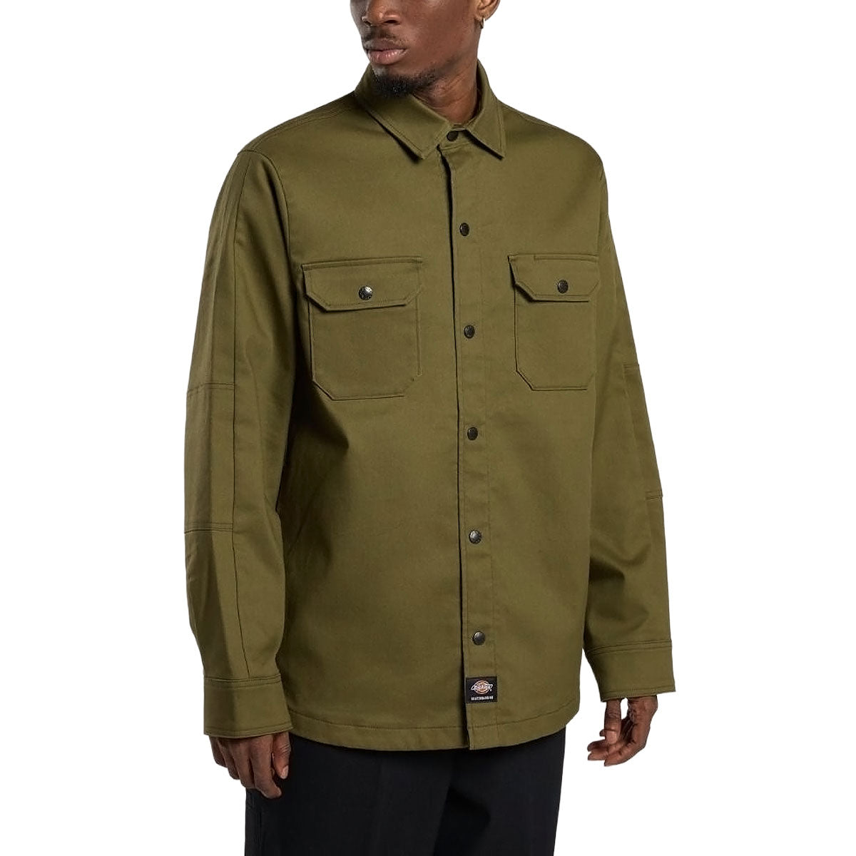 Dickies Mike Anderson Lined Flex Duck Shacket Jacket - Dark Olive image 1