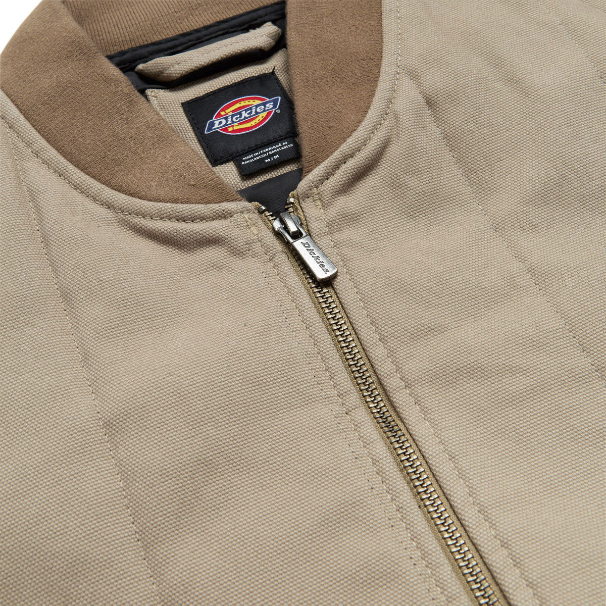 Dickies Quilted Canvas Vest Jacket - Desert Sand image 5