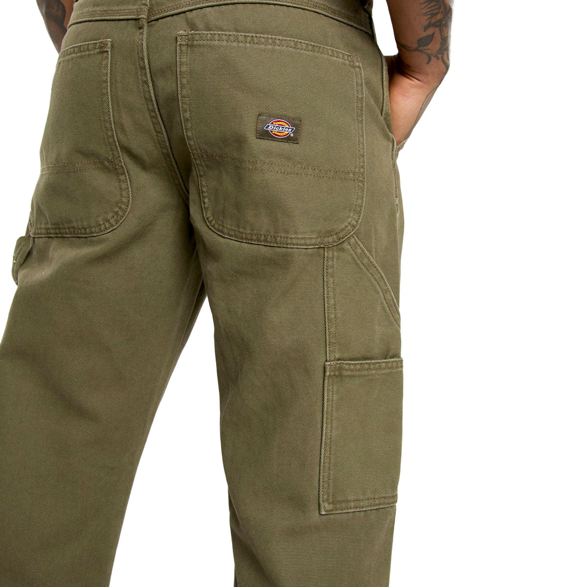 Dickies Carpenter Canvas Pants - Military Green image 3