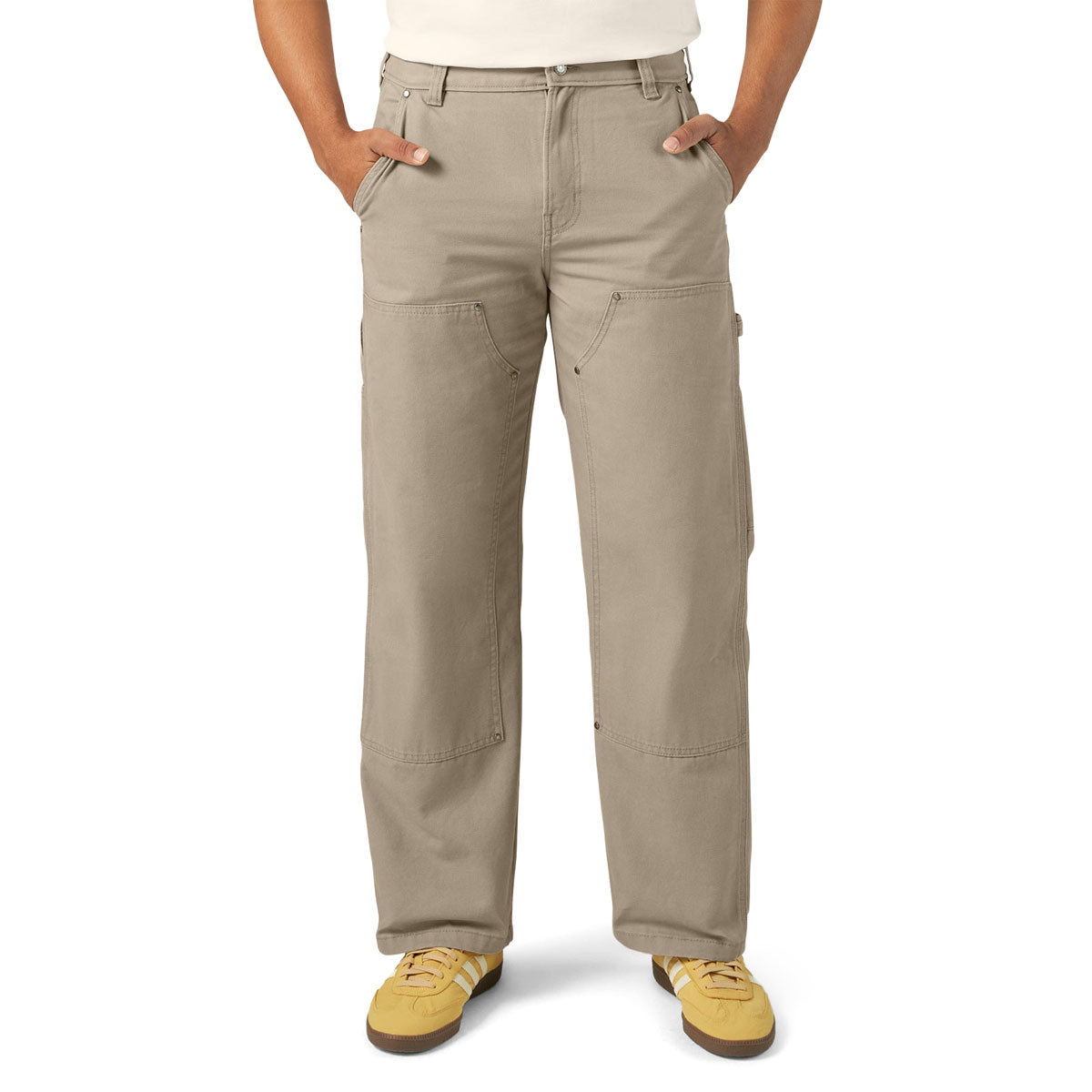 Dickies Double Knee Canvas Carpenter Pants - Desert Sand image 1