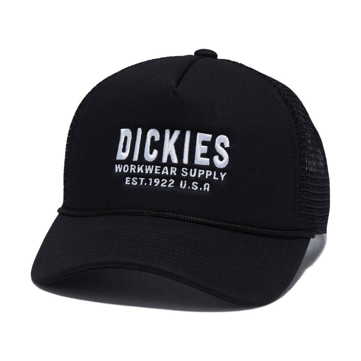 Dickies Mid Profile Twill Trucker Hat - Black image 1