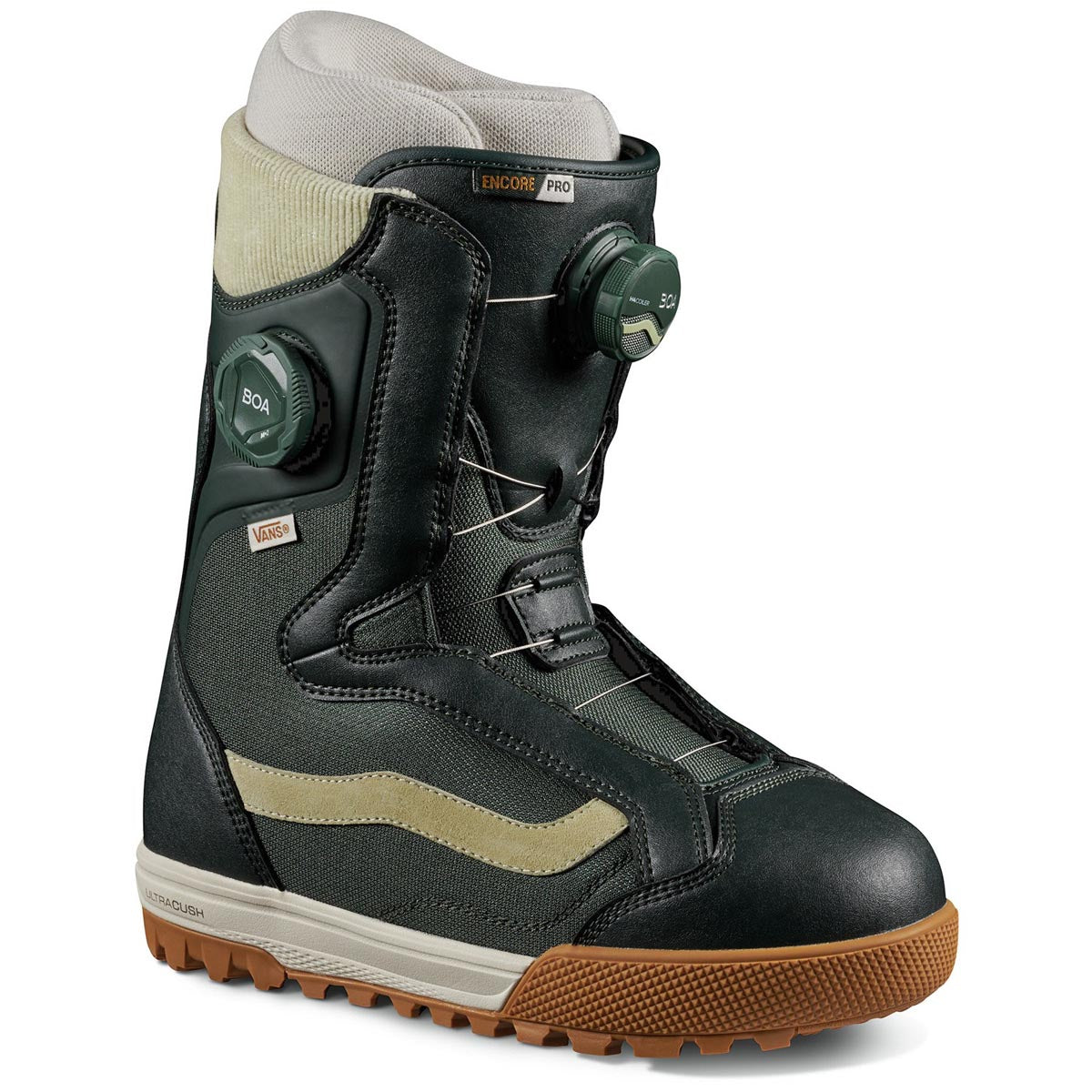 Vans Womens Encore Pro 2024 Snowboard Boots - Dark Green image 1