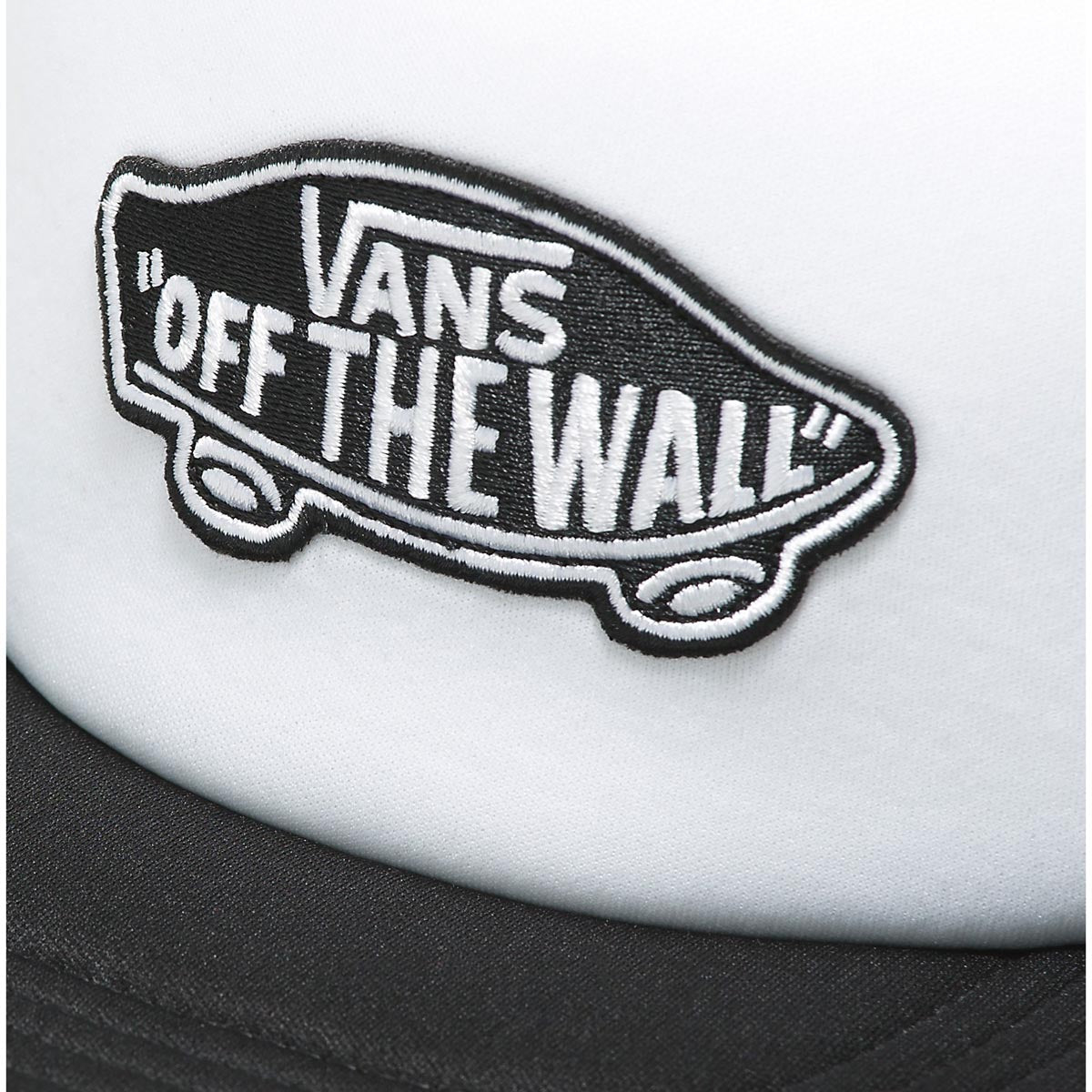 Vans Classic Patch Curved Bill Trucker Hat - Black/White image 3